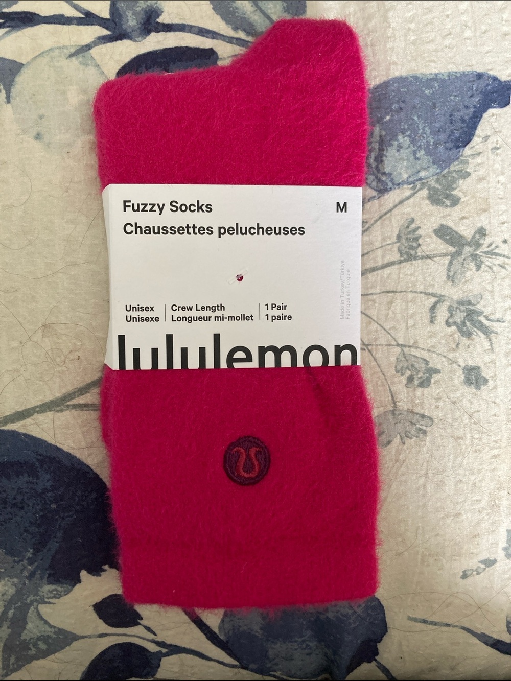 lululemon athletica Fuzzy Crew Socks - Hot Pink